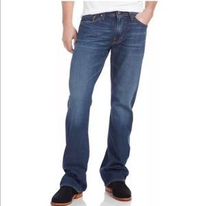 AG Adriano Goldschmied Relaxed Men’s The Hero Fit Jeans in Medium Blue Wash 36R
